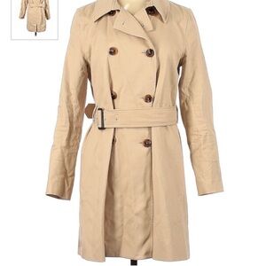 ⭐️J. Crew Women's Double-Breasted Trench Coat in Beige